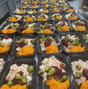 Thanksgiving Dinner with Stuffing