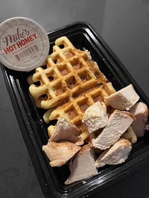 Hot Honey Chicken and Cornbread Waffles