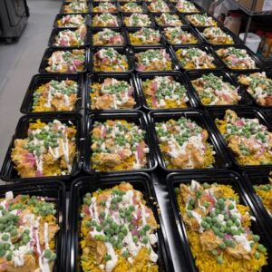 Chicken Shawarma and Yellow Rice